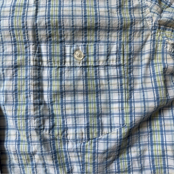 L.L. Bean Women’s Button Front Short Sleeve Shirt | Medium - Picture 2 of 7